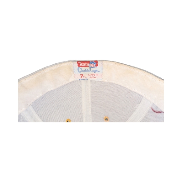 Vtg San Diego Chargers Annco DoubleLogo Fitted Hat Sz 7 3/8 - Picture 5 of 6